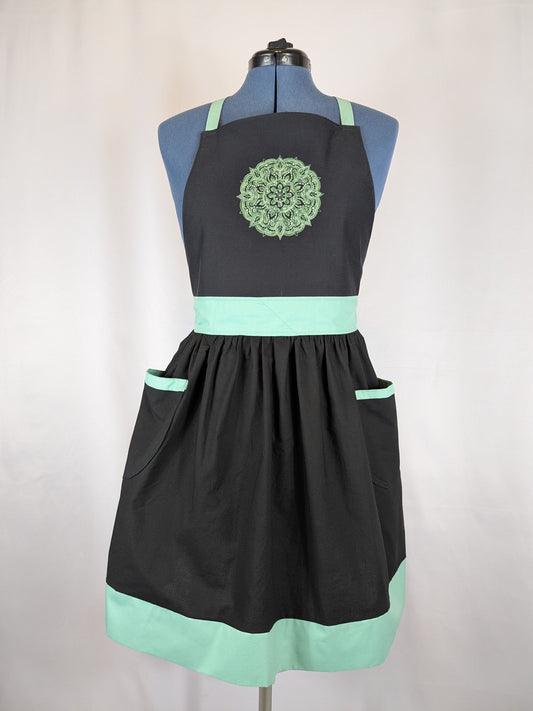 Emerald Dreams Mandala Apron