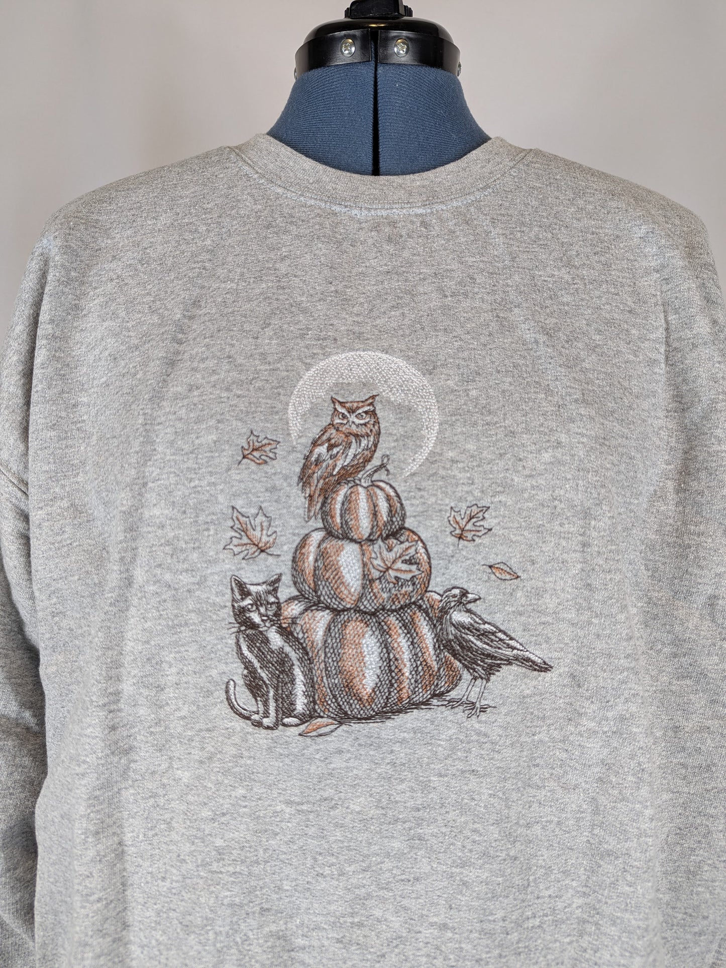 Autumn Harvest Animal Stack Crewneck Sweatshirt