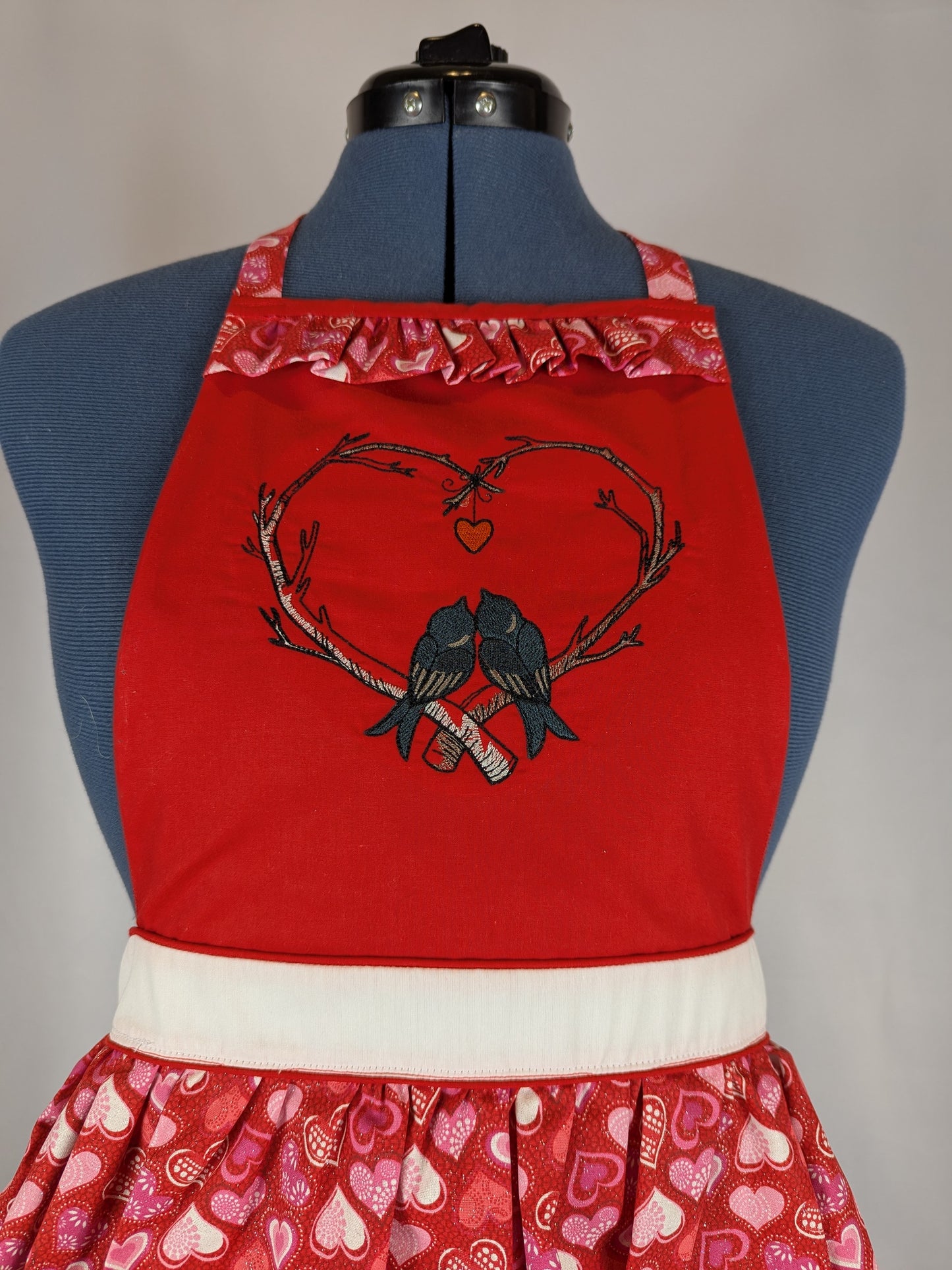 Poe-etic Lovebirds Apron