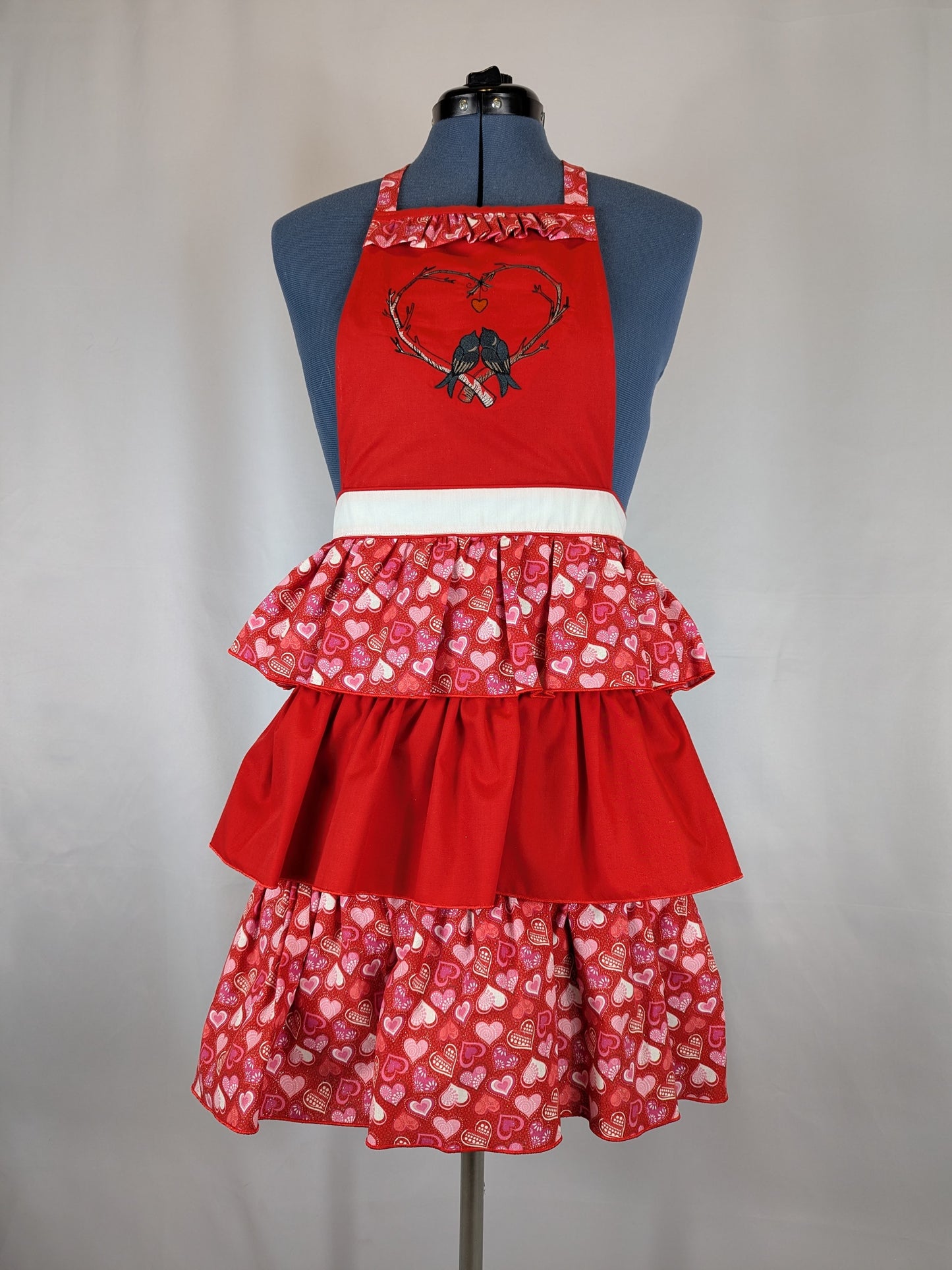 Poe-etic Lovebirds Apron